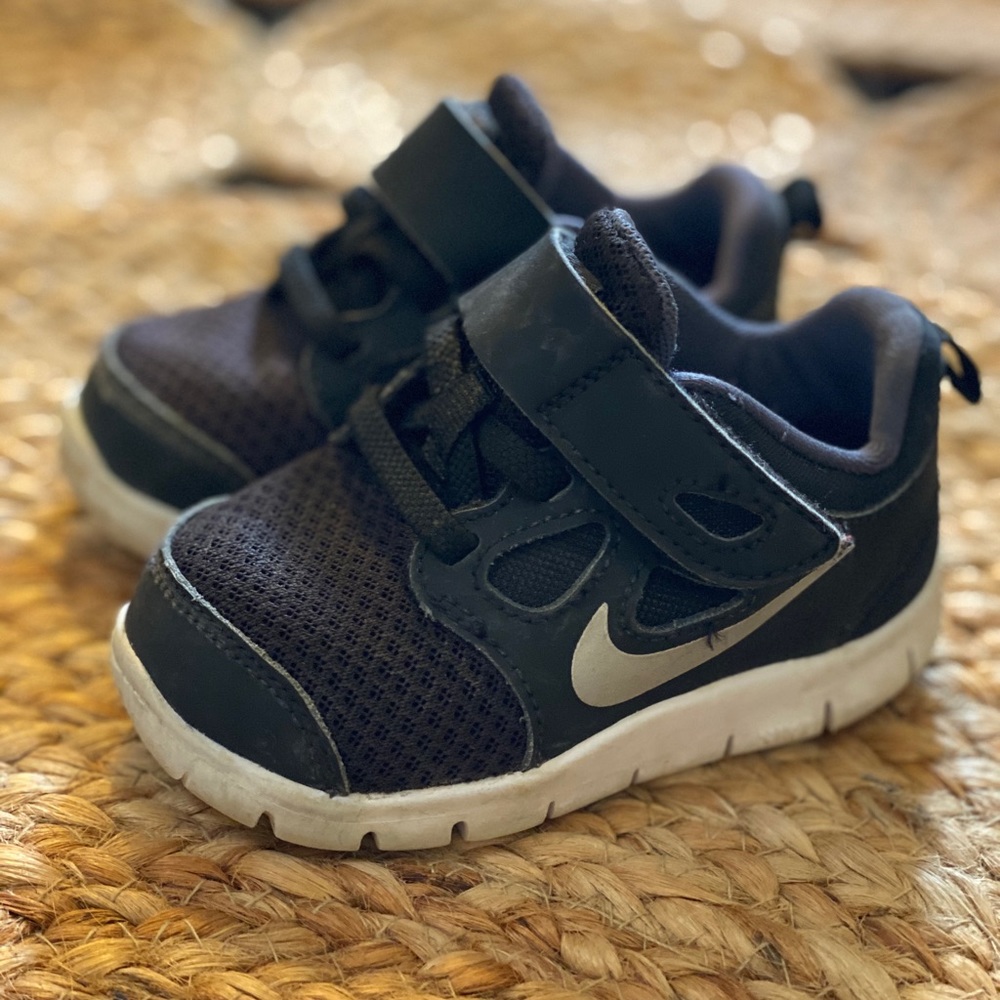 Nike Free 5 Toddler Black/Silver
